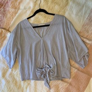 Oversized Bell Shaped Sleeve Blouse
